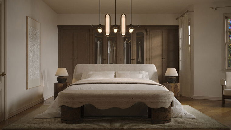 Online design Transitional Bedroom by Ilirida S. thumbnail