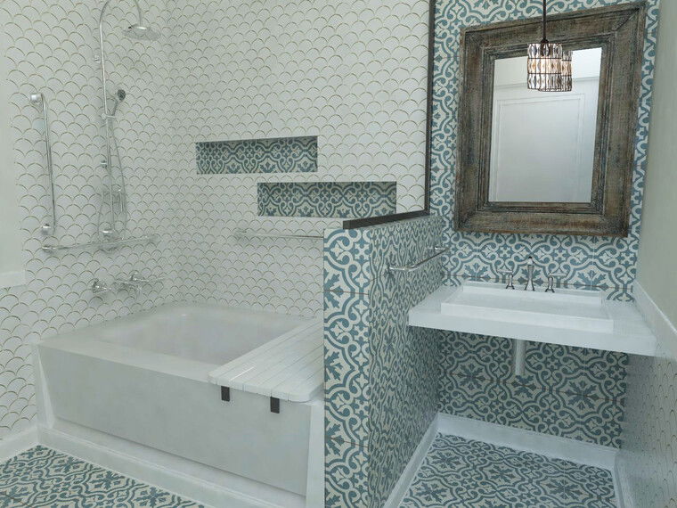 Online design Transitional Bathroom by Vera B. thumbnail