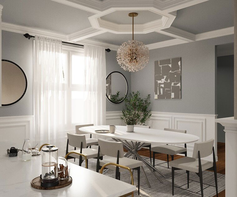 Online design Modern Dining Room by Sharné L. thumbnail