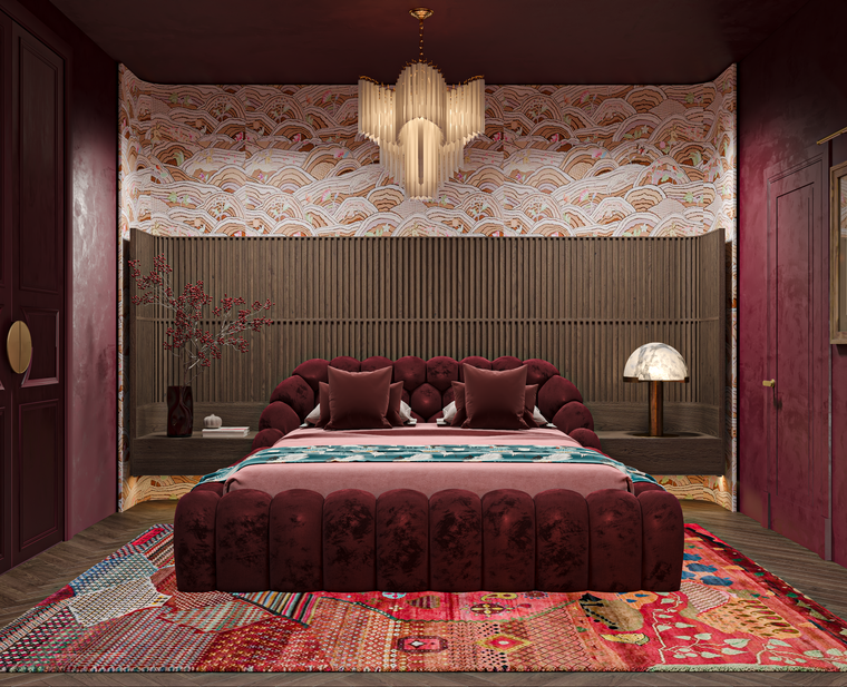 Diseño en línea Dormitorio ecléctico por Sahar M. miniatura