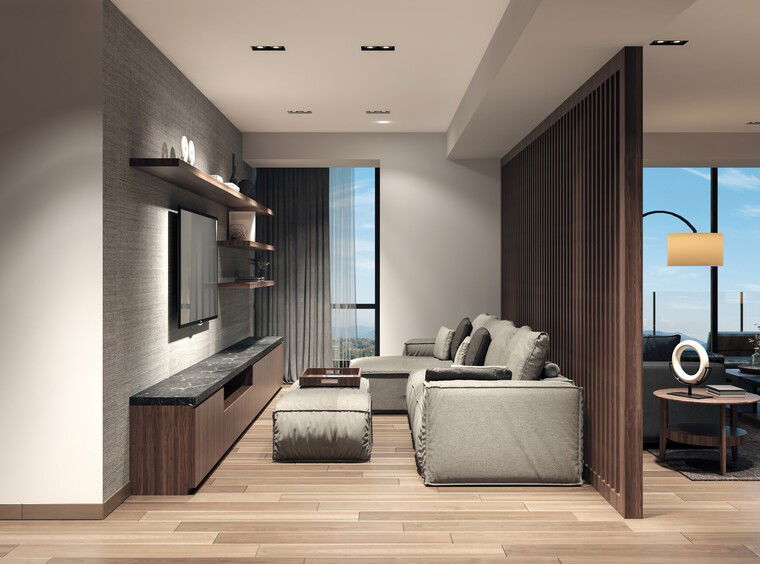 Online design Modern Living Room by Maria M. thumbnail