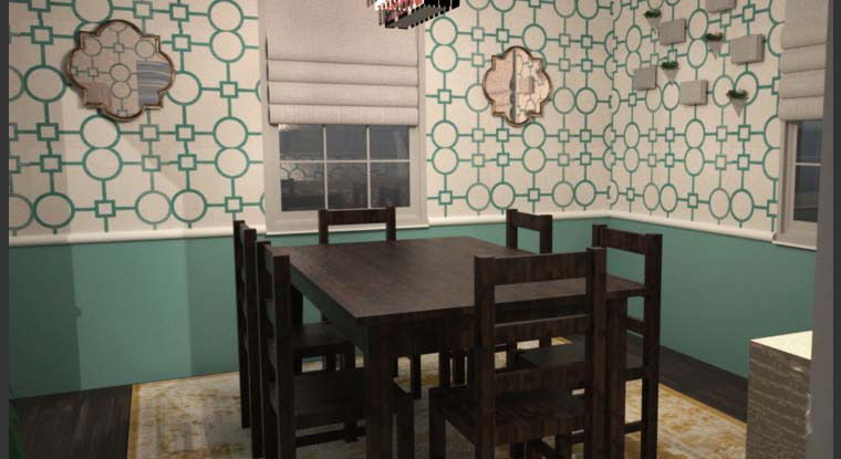Online design Transitional Dining Room by Linnea T thumbnail