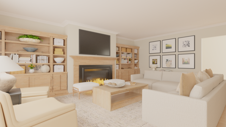 Online design Contemporary Living Room by Andrea G. thumbnail