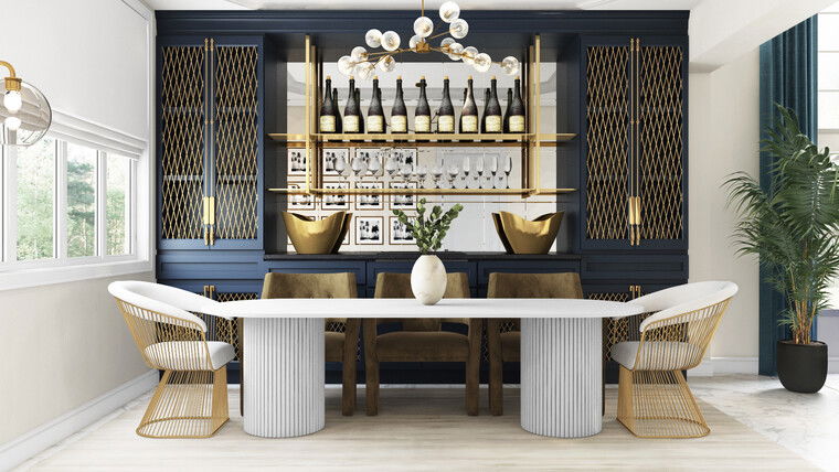 Online design Contemporary Dining Room by Erika F. thumbnail