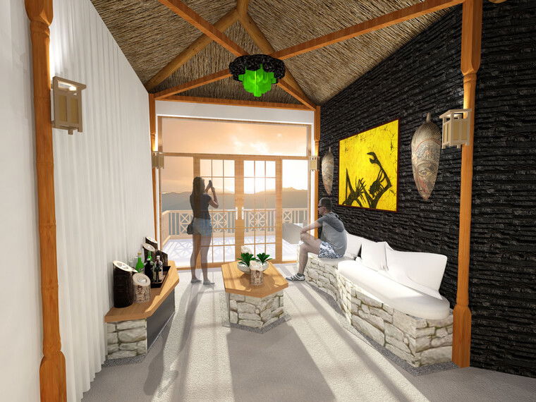 Diseño en línea Sala Contemporánea por Gericel D. miniatura