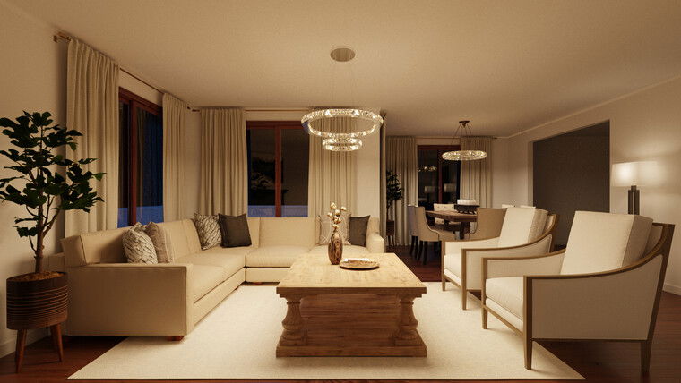 Online design Transitional Living Room by Tamna E. thumbnail