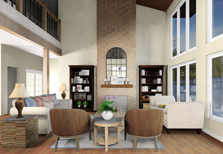Online design Traditional Living Room by Nor Aina M. thumbnail