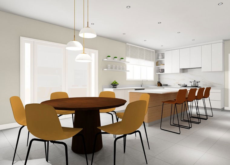 Online design Modern Kitchen by Nor Aina M. thumbnail