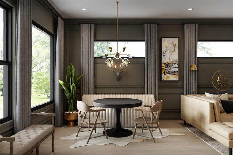 Online design Eclectic Combined Living/Dining by Franzi K. thumbnail
