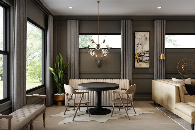 Online design Eclectic Combined Living/Dining by Franzi K. thumbnail