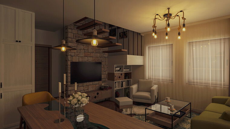 Online design Transitional Living Room by Mihajlo S. thumbnail