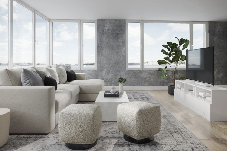 Diseño en línea Sala Moderna por Maria G. miniatura