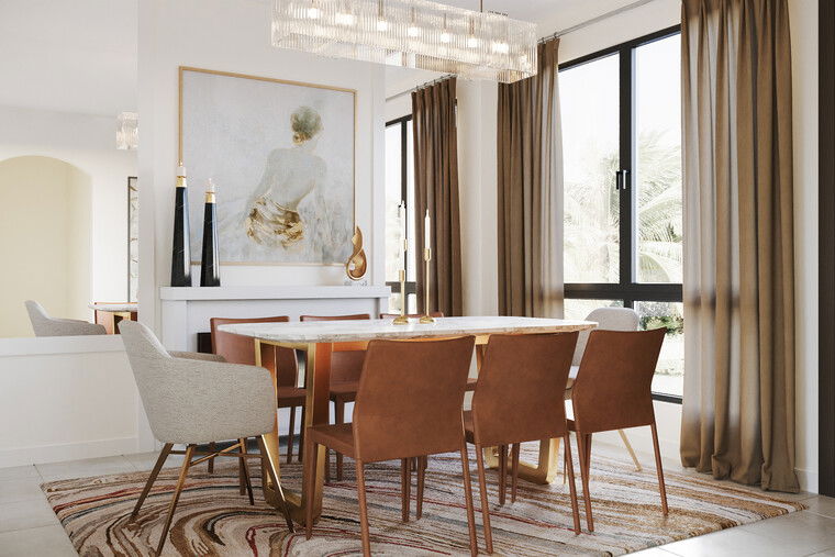 Online design Glamorous Dining Room by Caroline M. thumbnail