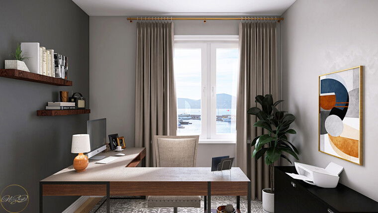 Online design Modern Home Office by Terese F. thumbnail