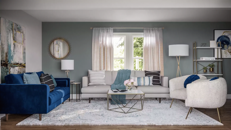 Online design Glamorous Living Room by Carine C. thumbnail