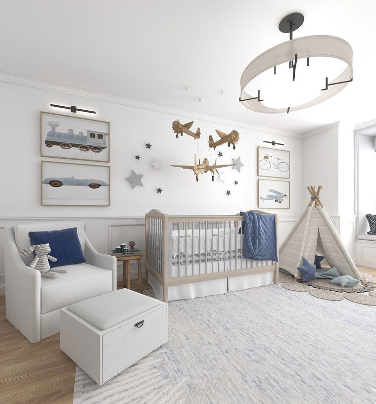 Online design Contemporary Nursery by Kamila A. thumbnail