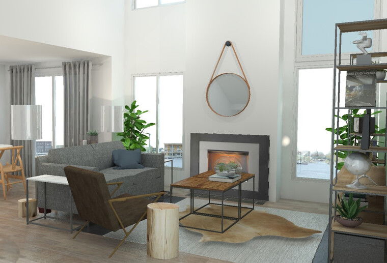 Online design Eclectic Living Room by Brittany J. thumbnail