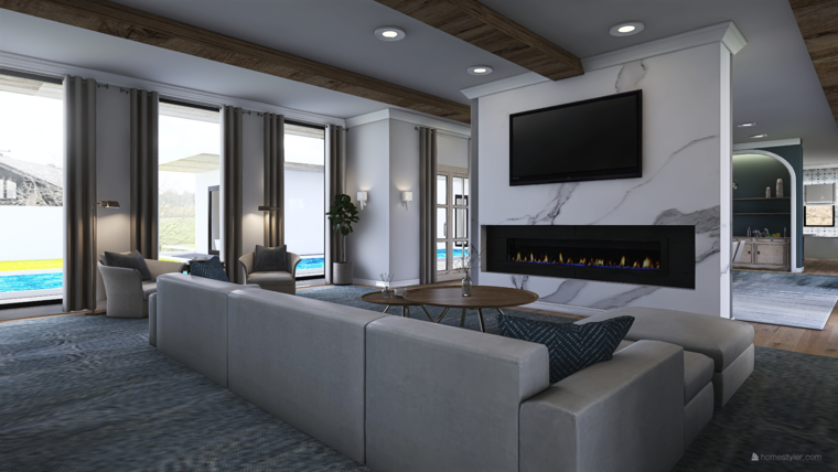 Online design Contemporary Living Room by Kristin W. thumbnail