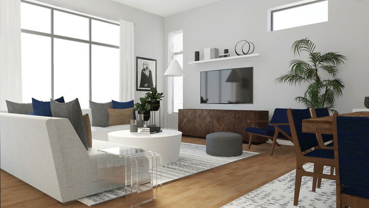 Online design Eclectic Living Room by Selma A. thumbnail