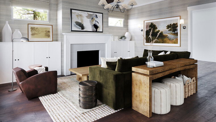 Online design Eclectic Living Room by Sarah R. thumbnail