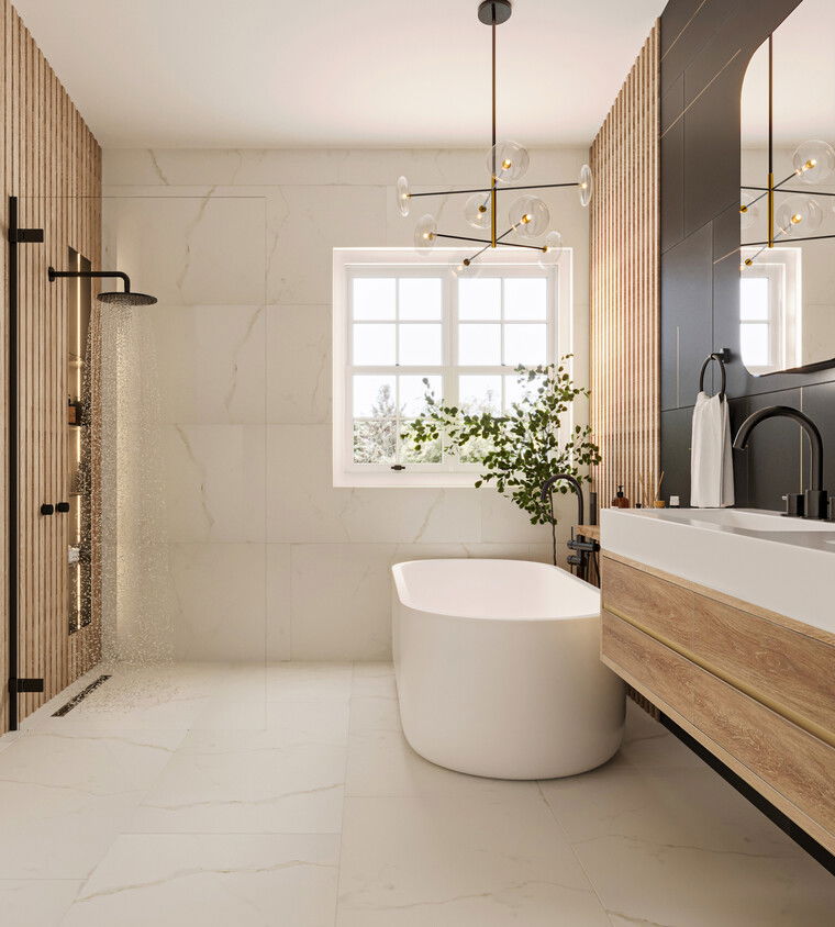 Online design Modern Bathroom by Maya M. thumbnail