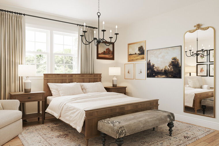 Online design Transitional Bedroom by Carine C. thumbnail