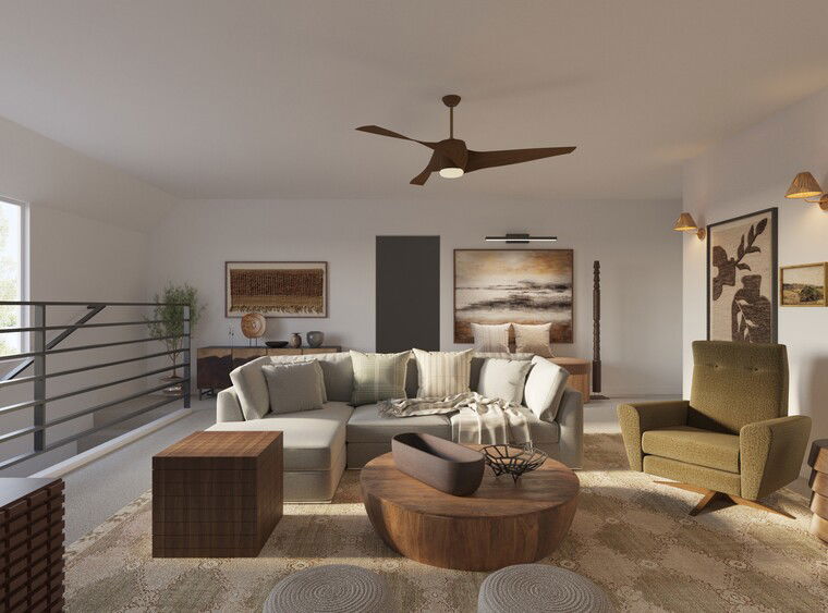 Online design Eclectic Living Room by Sahar M. thumbnail