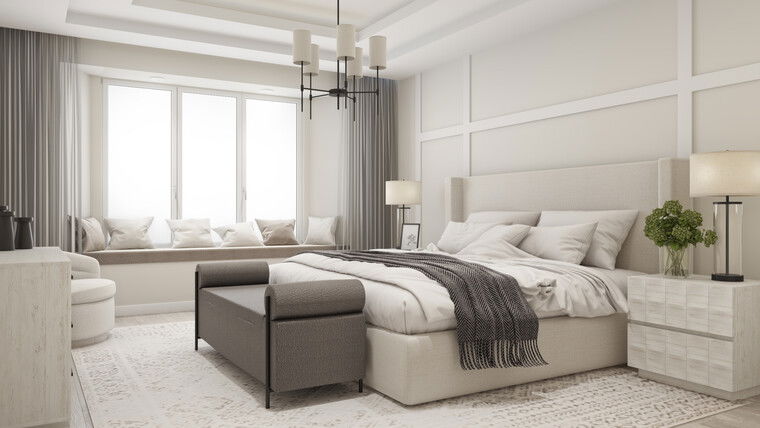 Online design Contemporary Bedroom by Iulia B. thumbnail