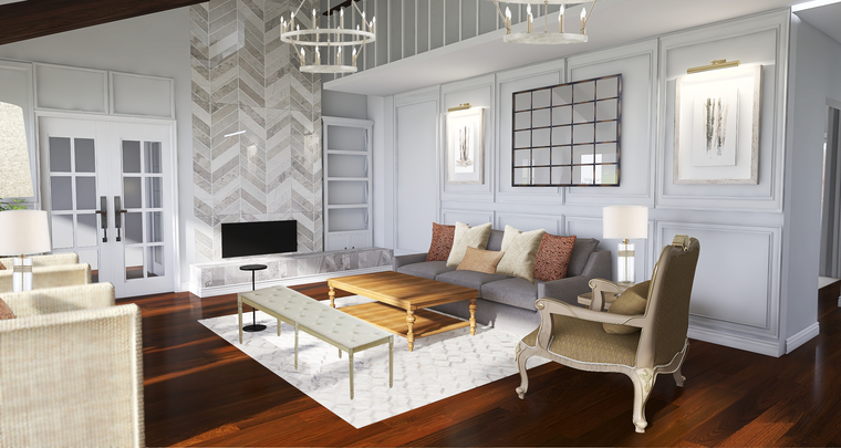 Online design Traditional Living Room by Morgan W. thumbnail