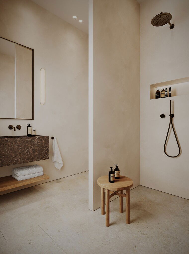 Online design Contemporary Bathroom by Anna Y. thumbnail