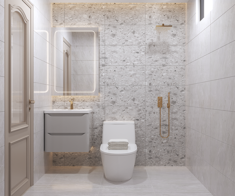 Online design Contemporary Bathroom by Alice H. thumbnail