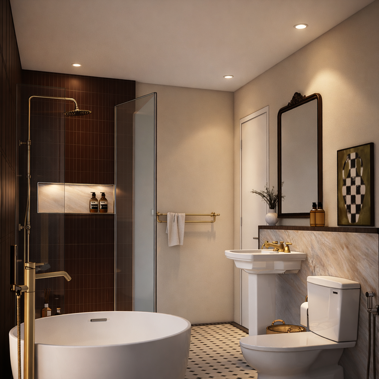 Online design Traditional Bathroom by Ega S. thumbnail