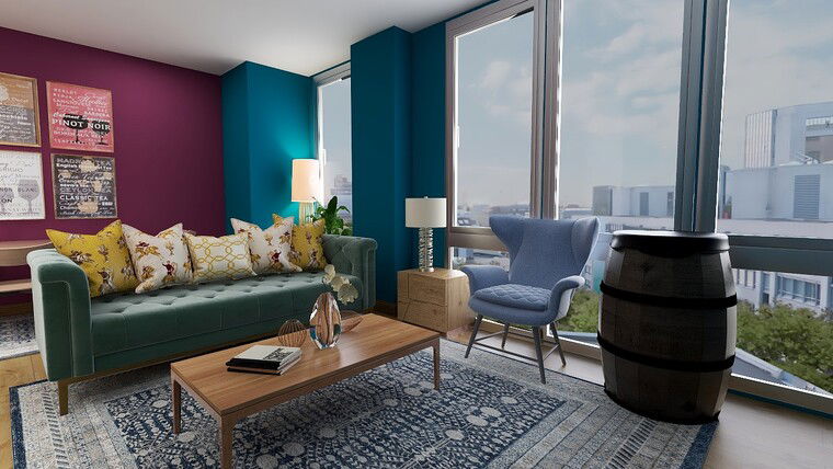 Online design Eclectic Living Room by KaSonndra L. thumbnail