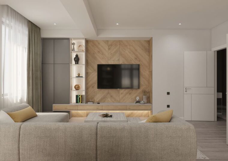 Diseño en línea Combinado Moderno de Sala/Comedor por Saida G. thumbnail