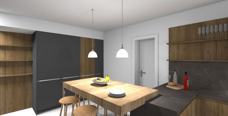 Online design Modern Kitchen by Sophanie G. thumbnail