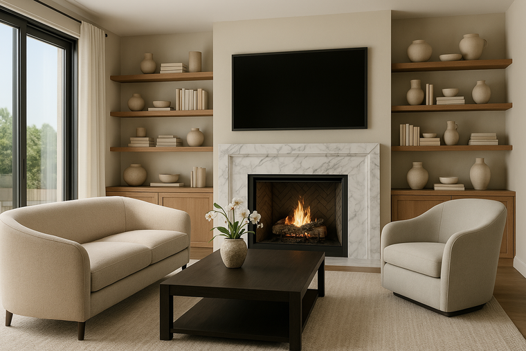 Online design Contemporary Living Room by Sharlene Y. thumbnail