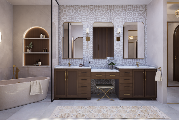 Online design Transitional Bathroom by Nor Aina M. thumbnail