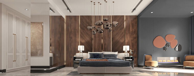 Online design Modern Bedroom by Tina D. thumbnail