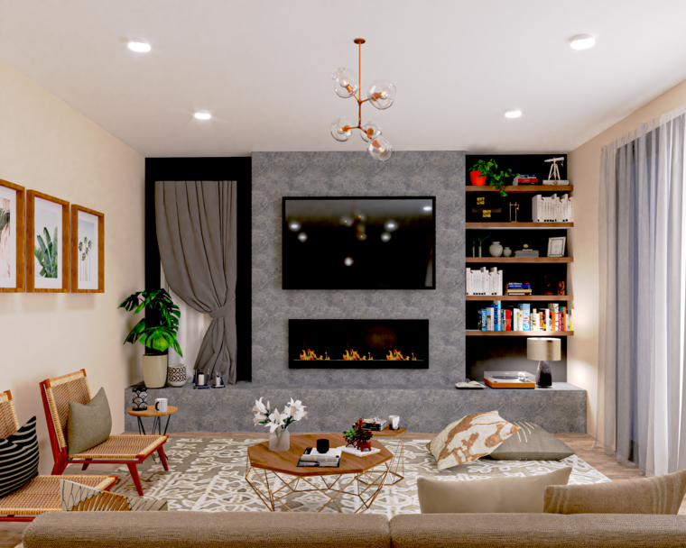 Online design Modern Living Room by Mini G. thumbnail