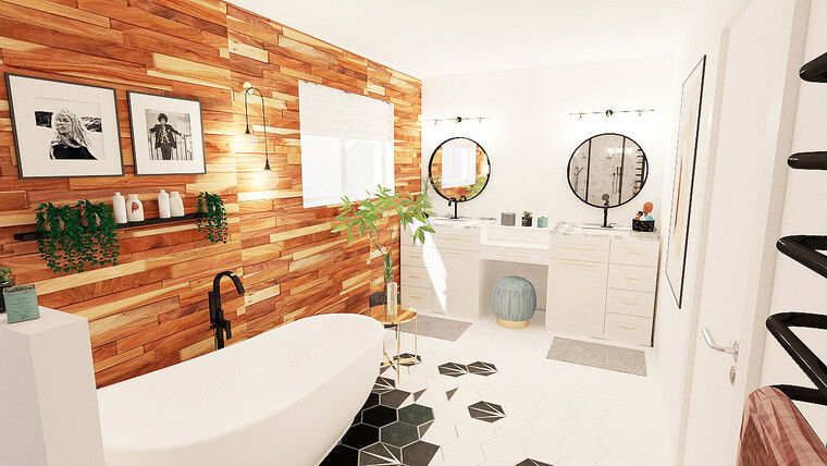 Online design Contemporary Bathroom by Janja R. thumbnail