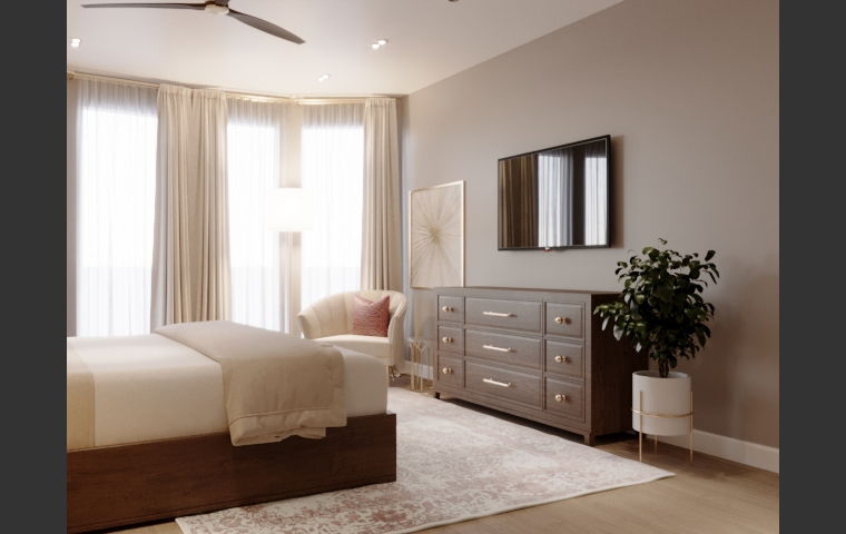 Online design Transitional Bedroom by Fereshteh H. thumbnail