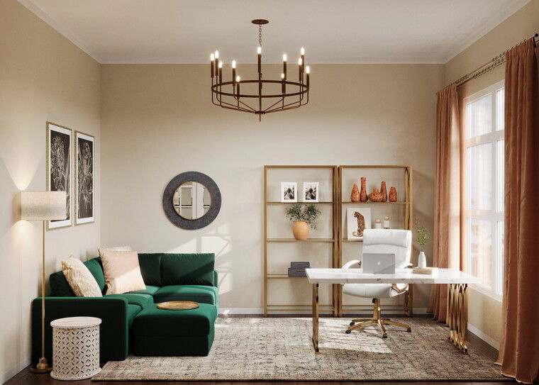 Online design Transitional Home Office by Sarah R. thumbnail