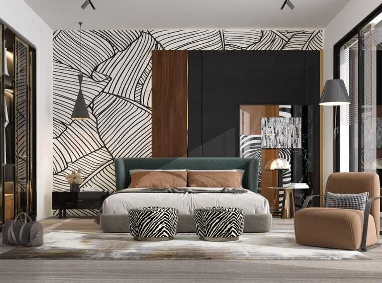 Online design Modern Bedroom by Nourhan M. thumbnail