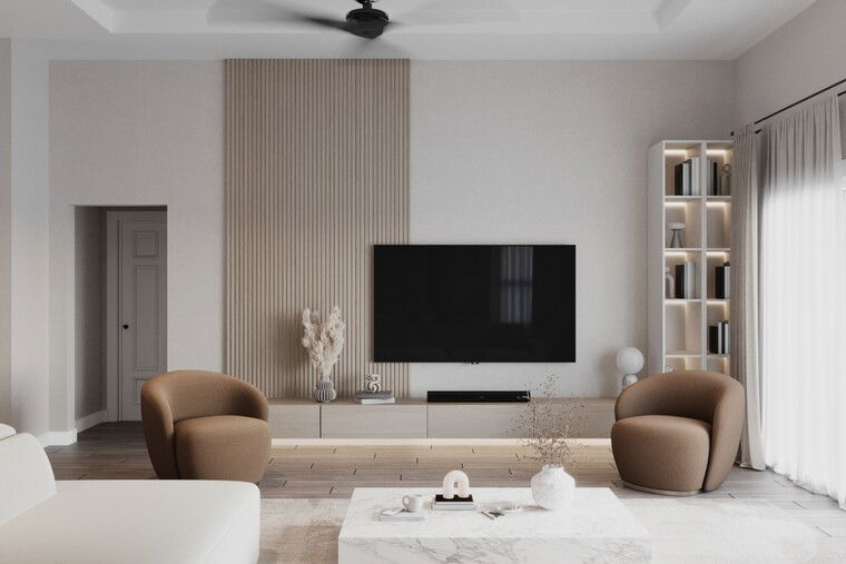 Online design Contemporary Living Room by Thoraya A. thumbnail