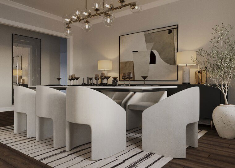 Online design Modern Dining Room by Ahmed S. thumbnail