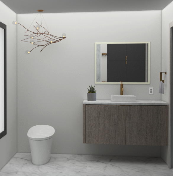 Online design Contemporary Bathroom by Betsy M. thumbnail