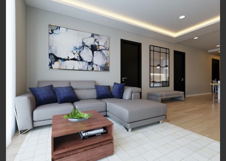Online design Modern Combined Living/Dining by Amelia R. thumbnail