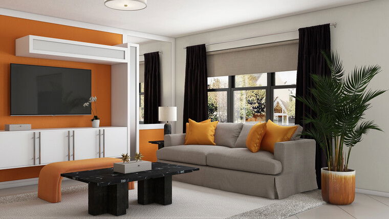 Online design Transitional Living Room by Caroline M. thumbnail