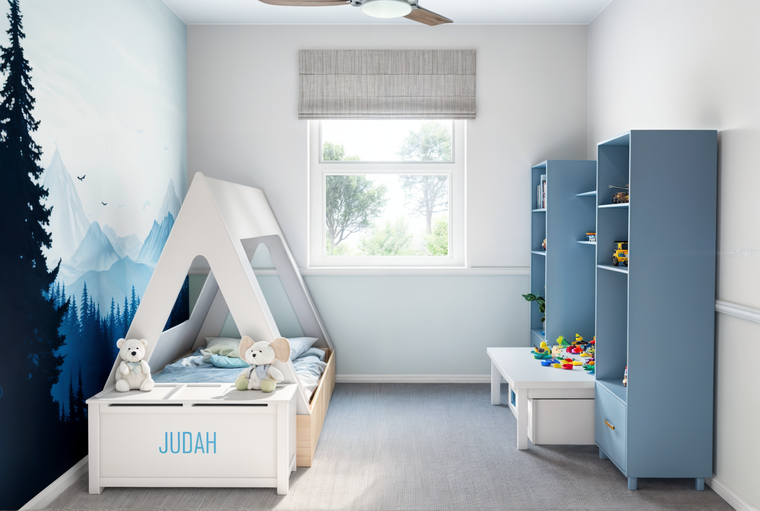 Diseño en línea de dormitorio moderno por Lara D. miniatura