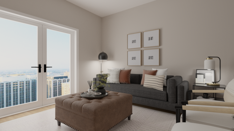 Online design Modern Living Room by Kayla T. thumbnail